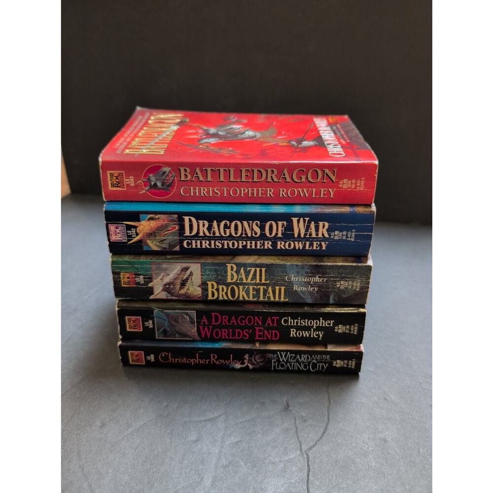 Christopher Rowley Bazil Broketail Series Paperback Set